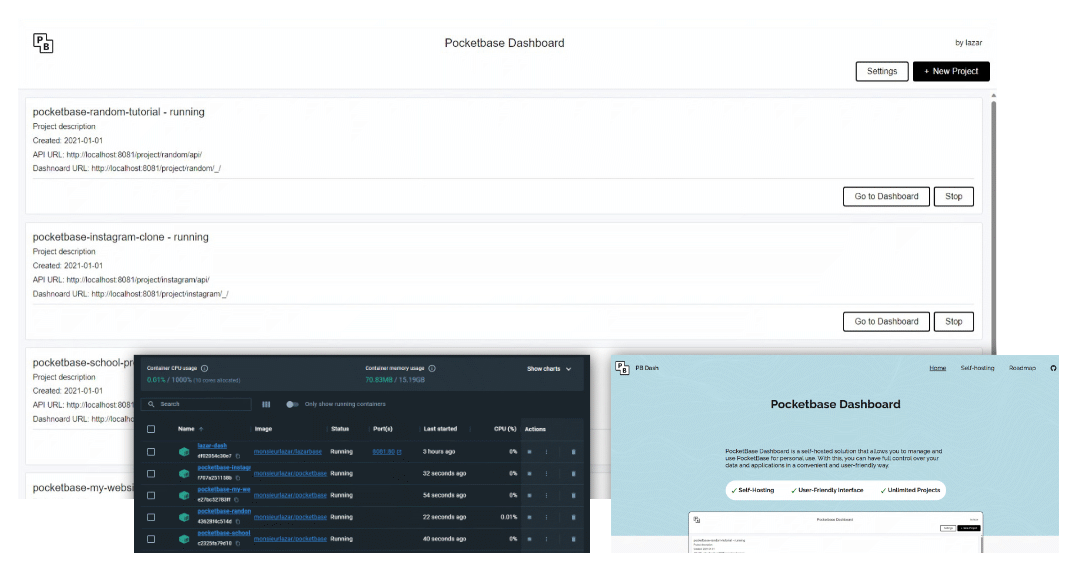 PocketBase Dashboard