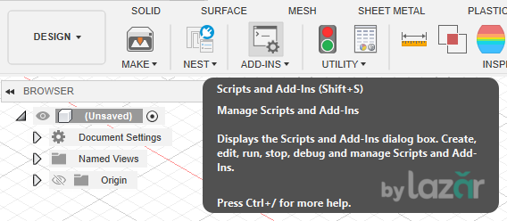 Scripts Menu