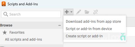 Create New Script